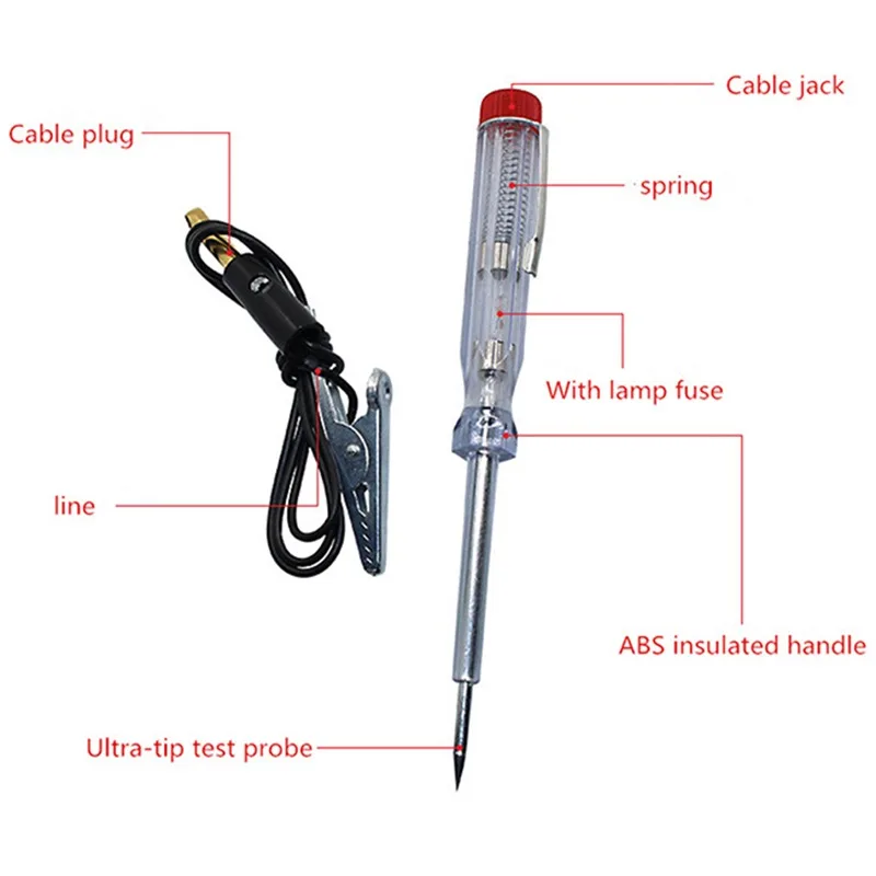 

Universal Digital Display Car Truck Voltage Circuit Tester Probe Pen Light Bulb Diagnostic Tool Car Circuit Repair Accessories