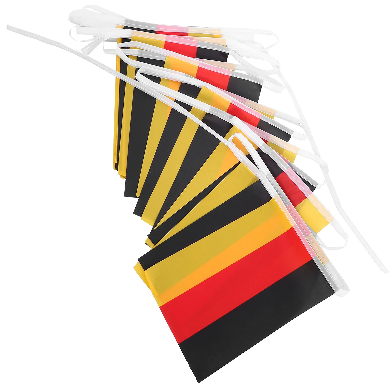 1 مجموعة ألمانيا العلم الرايات مادة البوليستر نمط واضح تطبيقات واسعة تخطيط الحفلات ديكور ألمانيا الزينة