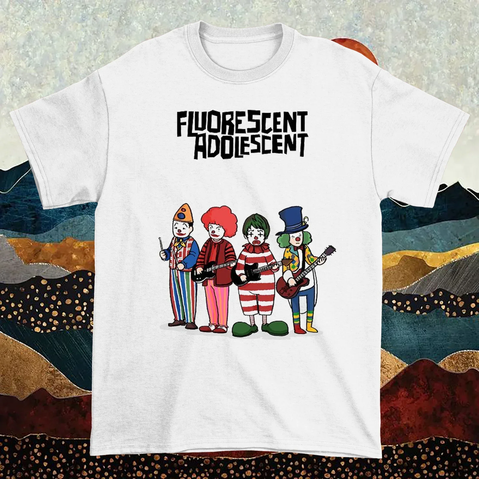 Camiseta unisex blanca fluorescente para adolescentes de Arctic Monkeys, talla S 234Xl Hnb251