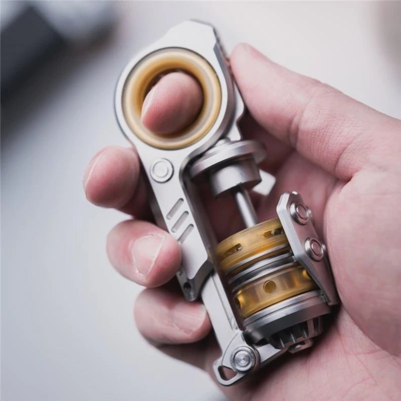 音叉スタングレネード EDC フィジェットプッシュエッグスライダー磁気