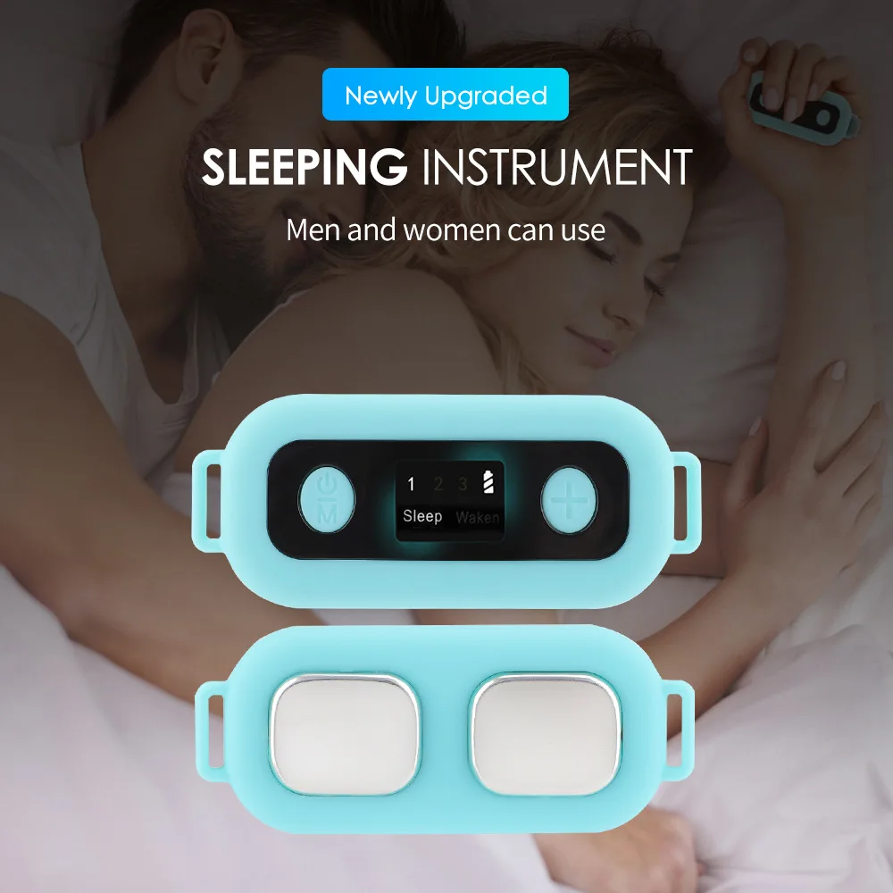 Smart Soles Sleep Aid Device Micro Current Intelligent Sleeping Device With Sling Brain For Home Bedroom Bed Massager Anxiety