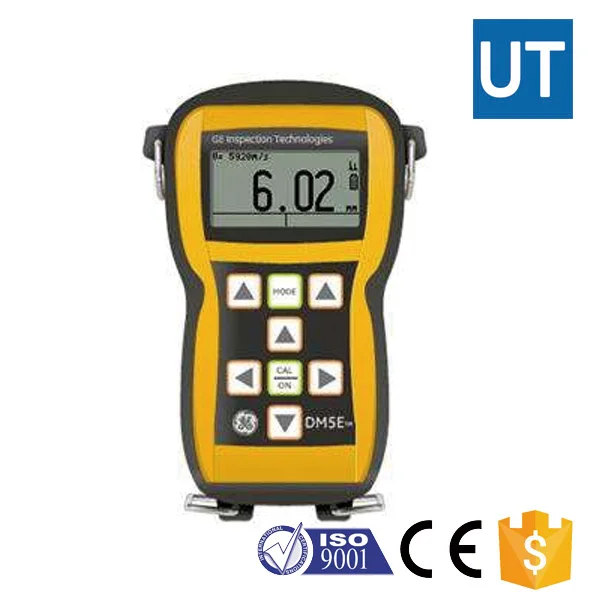 GE DM5E LCD Display ultrasonic corrosion thickness gauge meter