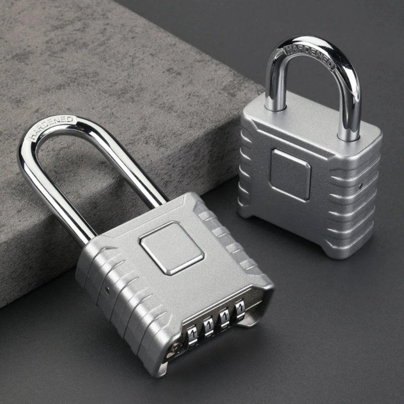 Heavy Duty Outdoor Combination Lock 52mm Large 4 Code Security Lock Weatherproof Lock Security Lock for Fence Gate Q81C
