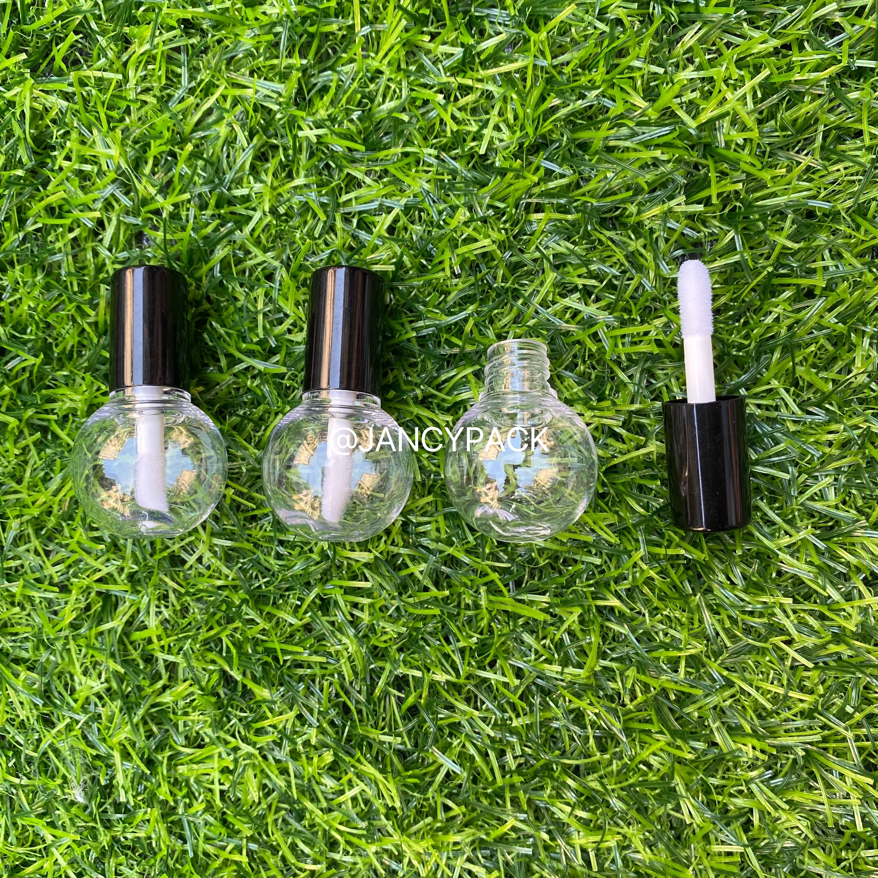 

5ml Empty Lipgloss Tubes Light Ball Bulb Shaped Liquid Lipstick Packaging Cosmetic 5ml Lip Gloss Containers Tube lip tint tubes