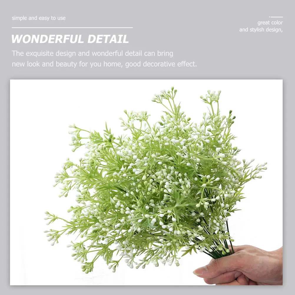 

4pcs Realistic Simulation Plants Fake Plant Decor For Home Wedding Party Diy Table Centerpiece Plastic Greenery