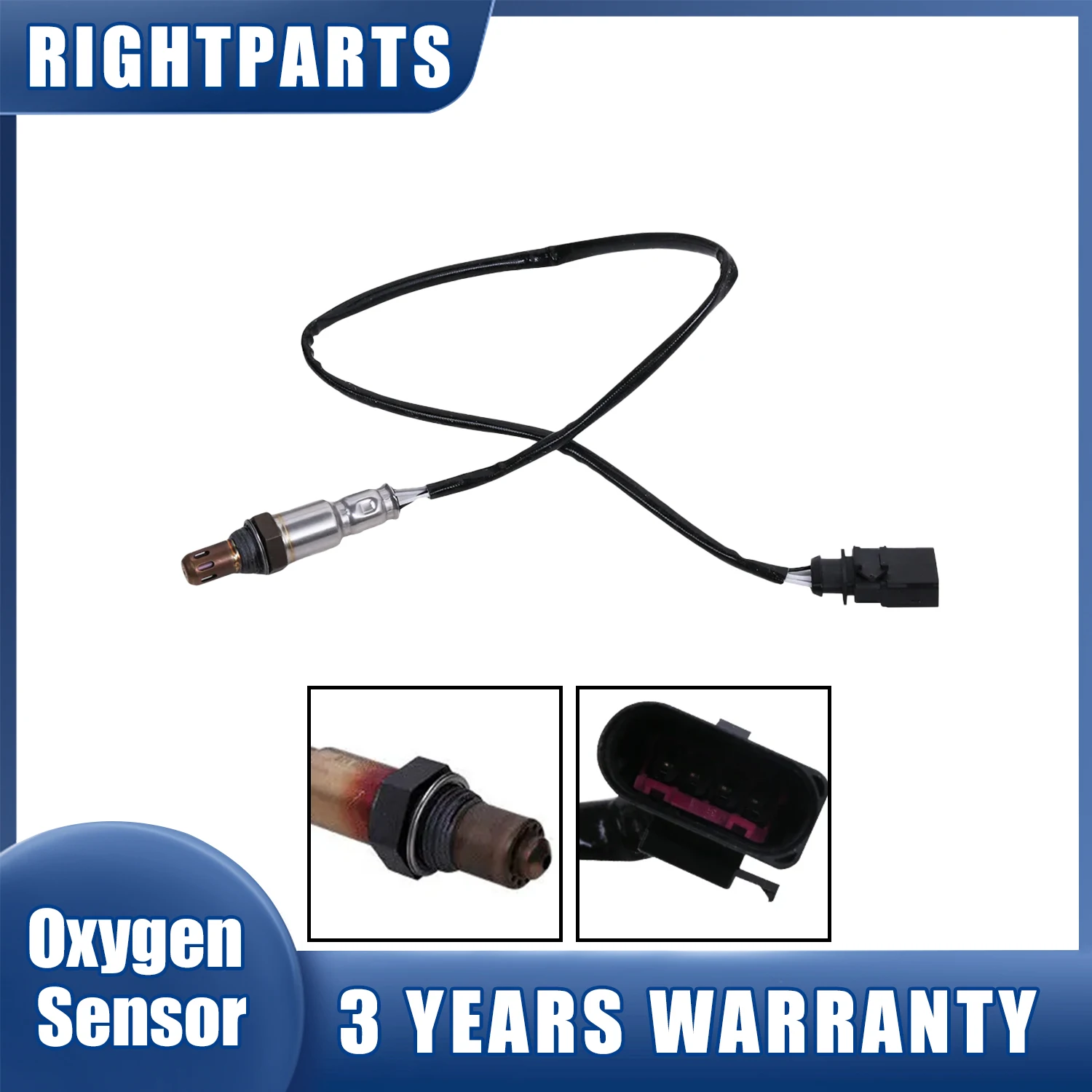 RIGHTPARTS Oxygen Sensor 04E906262 04E906262AG For VW Polo 6R Audi A3 8V A1 8X Q3 8U 1.4 TFSI VW Lambda Sensor VW Car Sensor