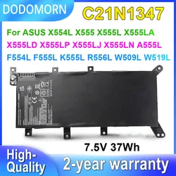 C21N1347 Laptop Battery For Asus X554L X555 X555LJ X555LD X555LP X555LN A555L F554L F555L R556 R556L Y583L W519L 7.5V 37Wh