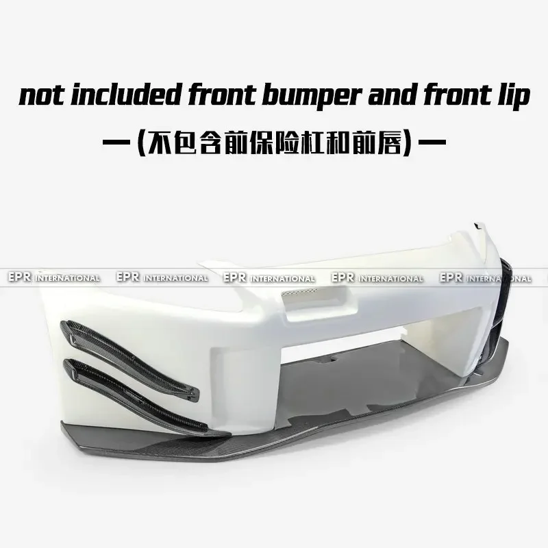 For Honda S2000 JSS2 Type front bumper canard 4Pcs (only Fit JS Racing Bumper)