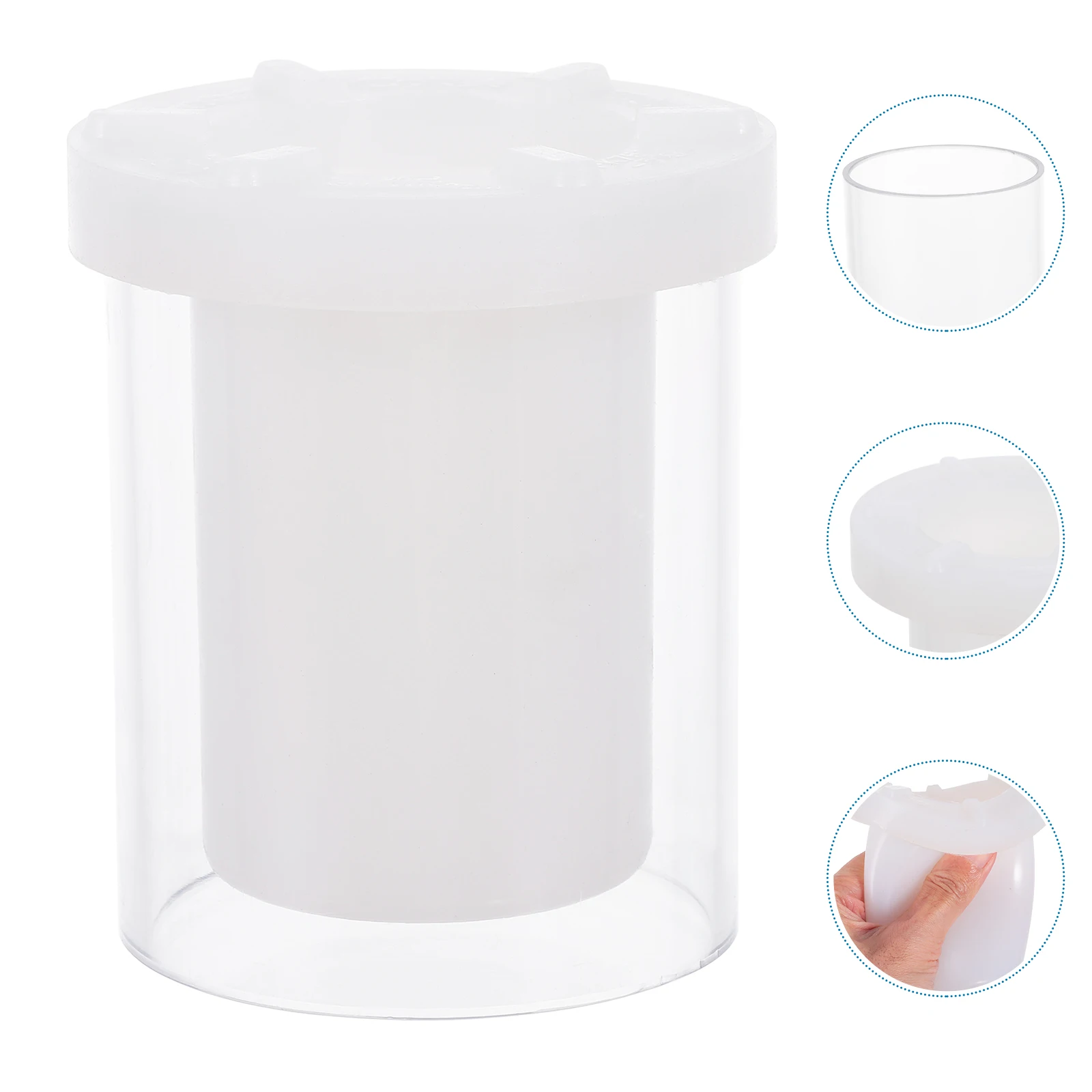 Plastikowa forma cylindryczna Molde De Para Świece Dekoracja Aromaterapia Forma gipsowa Akcesoria do rękodzieła domowego Dostawa