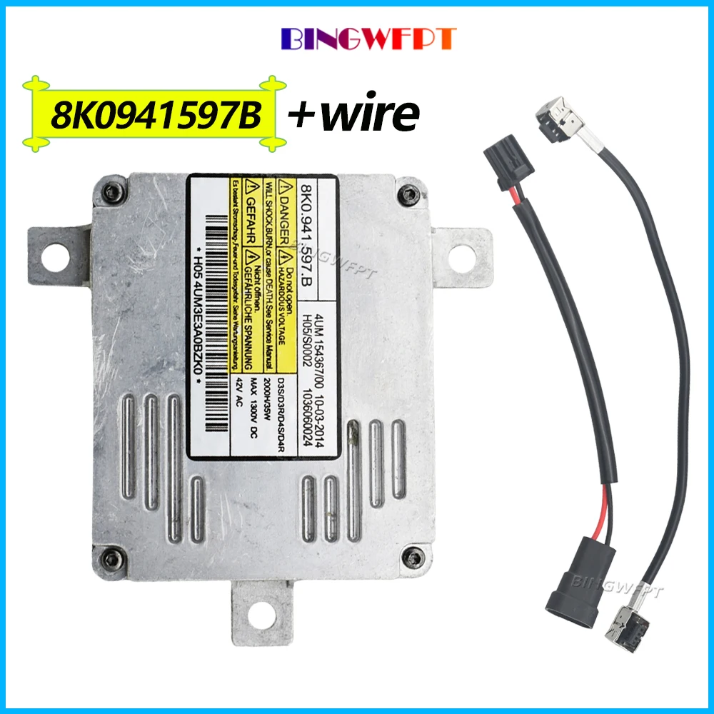 

8K0941597B Модуль управления балластом фар HID для VW Passat Jetta CC Eos Tiguan для Audi A1 A3 A4 A5 A8 A7 Q5 Q7 8K0 941 597 B