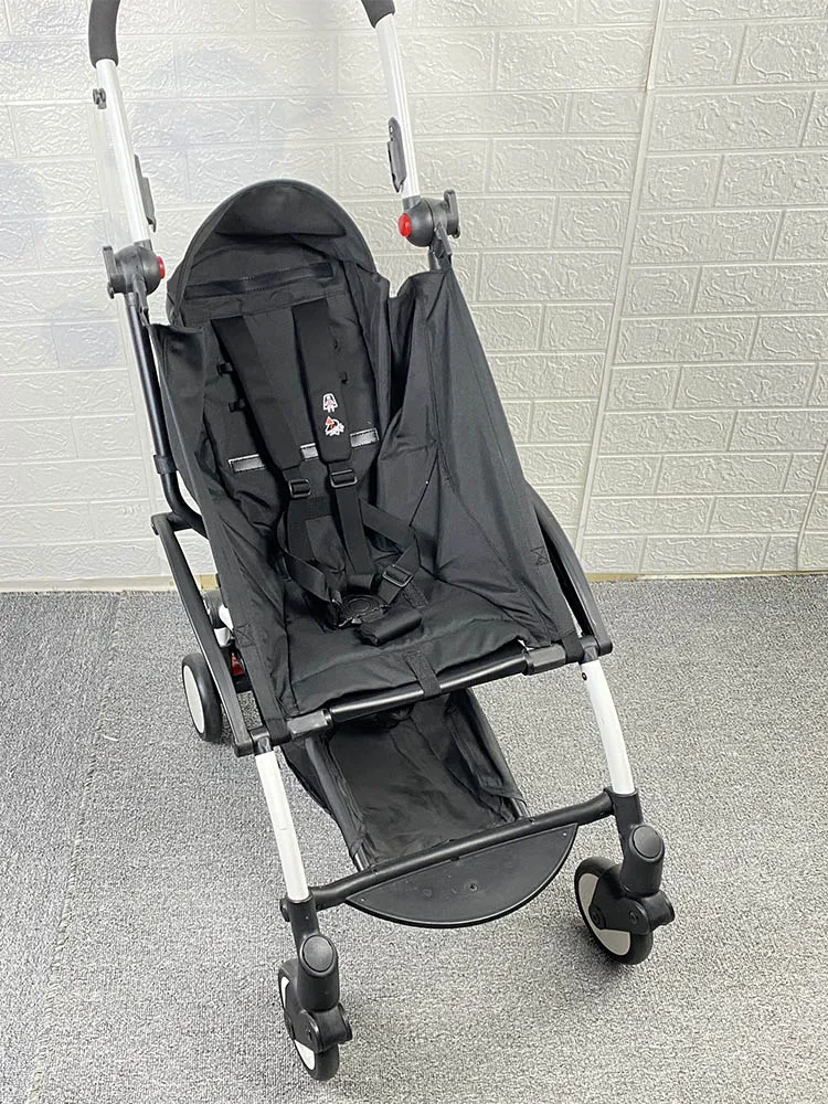 مقعد وسادة لعربة الأطفال 175 درجة مناسب لملحقات عربة الأطفال من Babyzen YOYO YOYO2 من القماش الأصلي للجلوس والاستلقاء