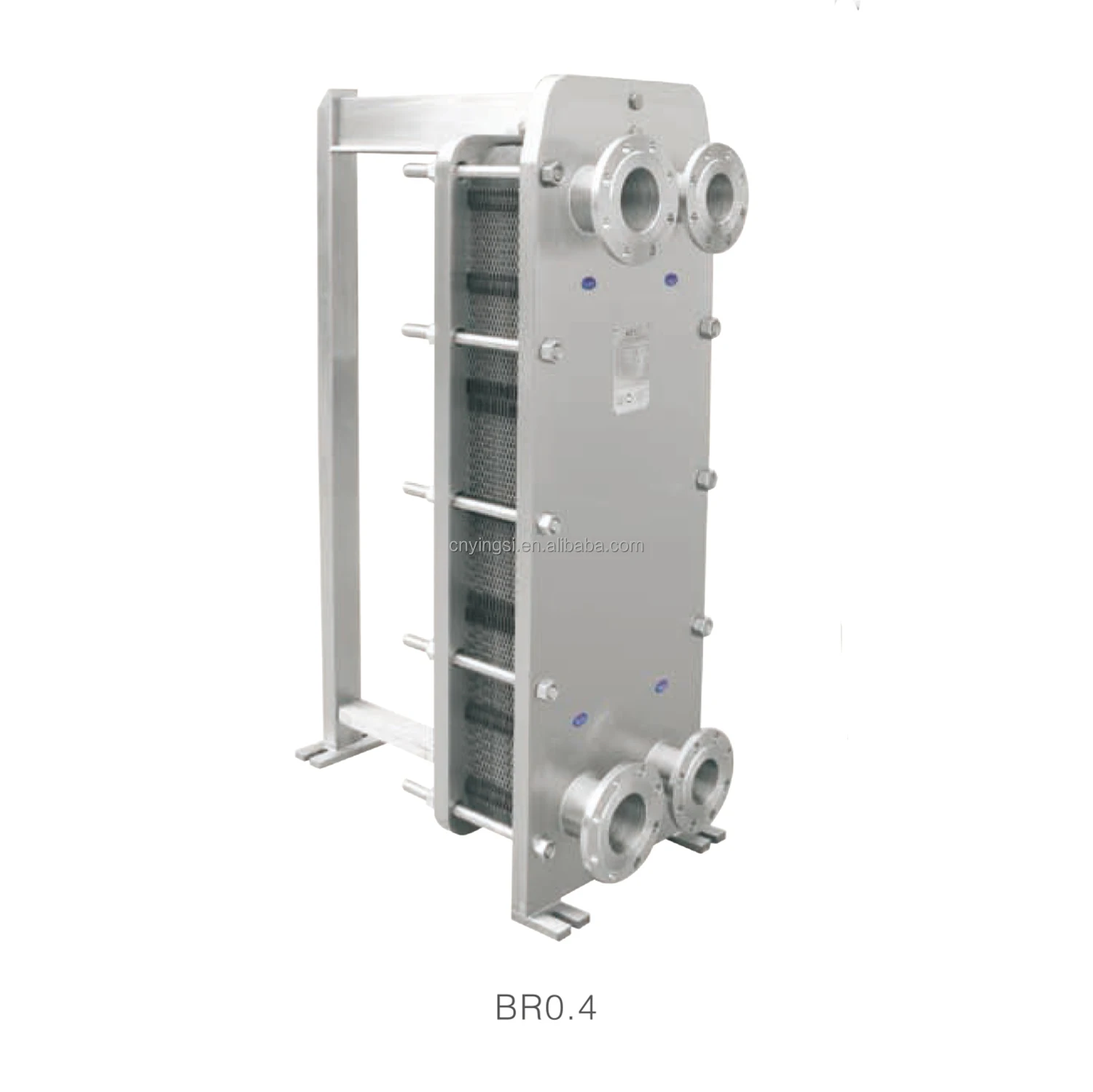 Stainless Steel PHE Single Stage Flat Detachable Plate Heat Exchanger For Milk Pasteurization