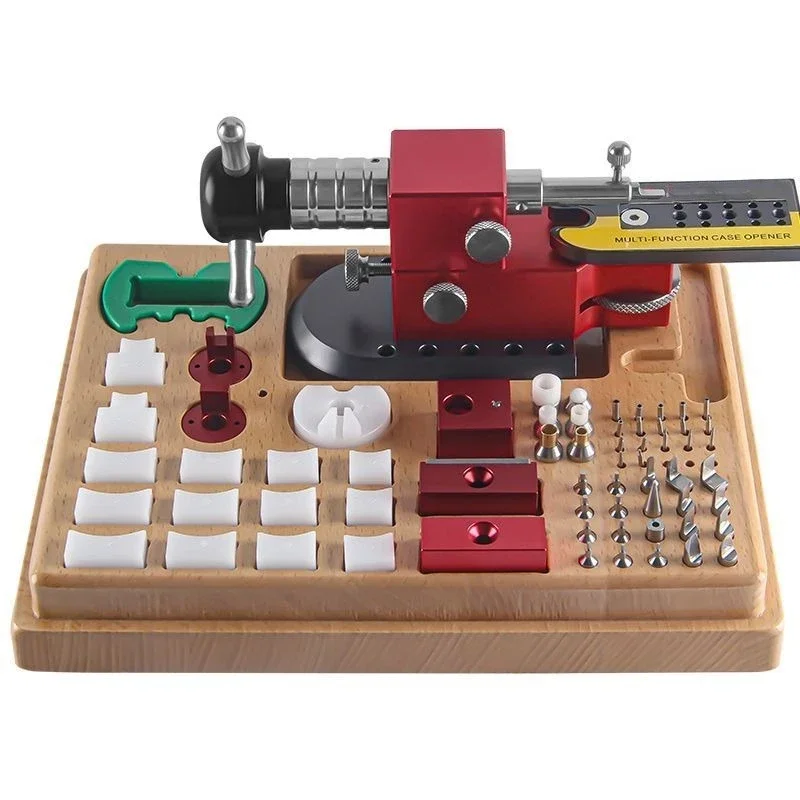 Multifunction Wrist Watch Case Opener Back Cover Removal Tool Kit Acrylic Cover Manual Watchmaker Repair ToolsGoods in stock