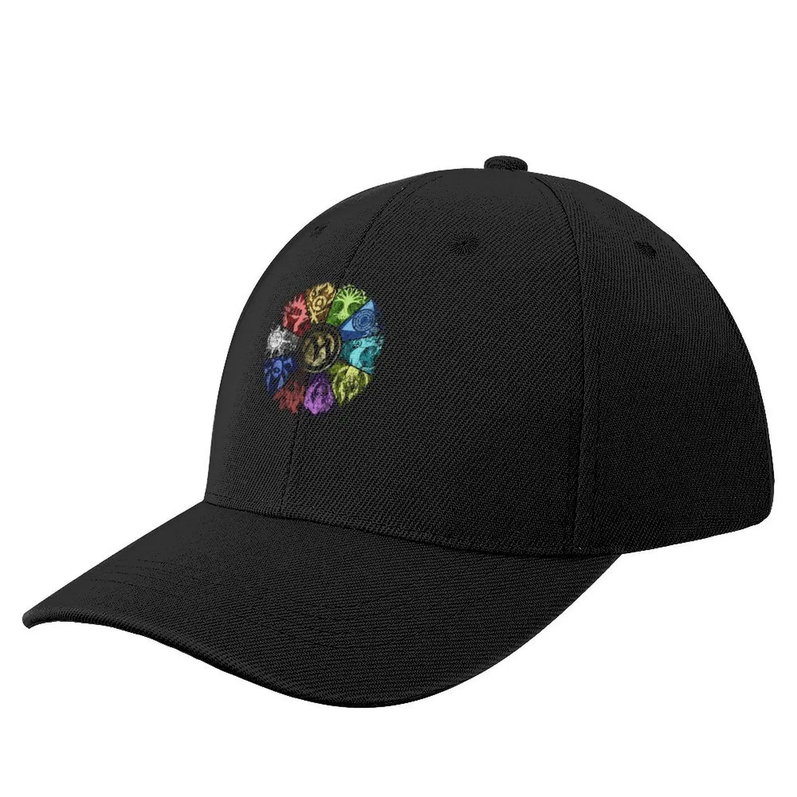 

MTG Faded Guild Wheel Baseball Cap black Sunscreen Golf Wear Men Women's