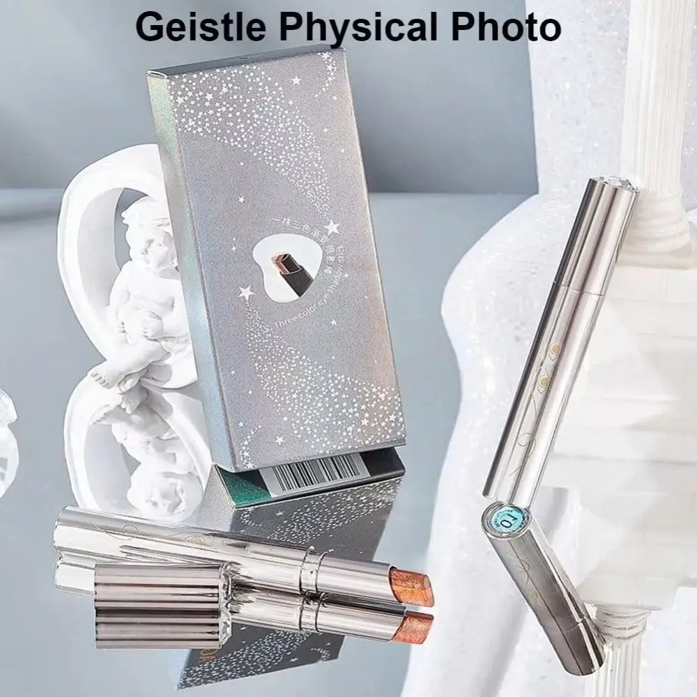 Body Glitter Highlighter 3 Colors Cream Eye-shadow Glitter Long-Lasting Eye-Shadow Stick Eye Shimmer Eye Makeup Tools Girl