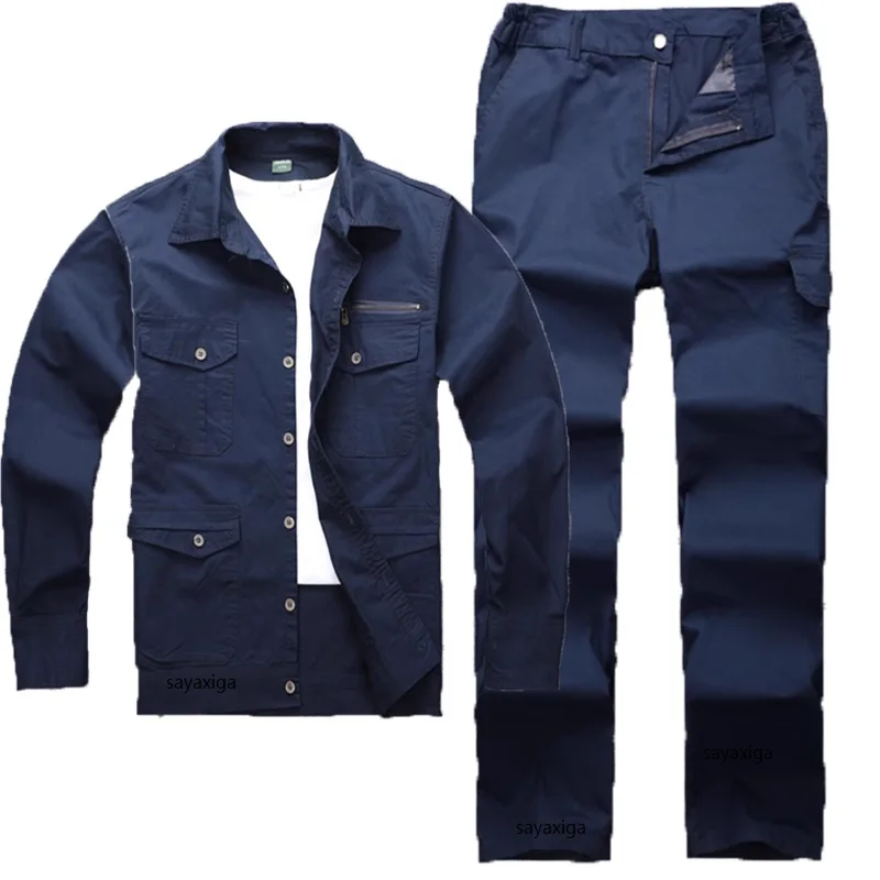 

8XL 9XL Summer Work Clothing Mechanic Uniform Plus size Cotton Worker Coverall Oversized Repair Construction Labor Suit Big size