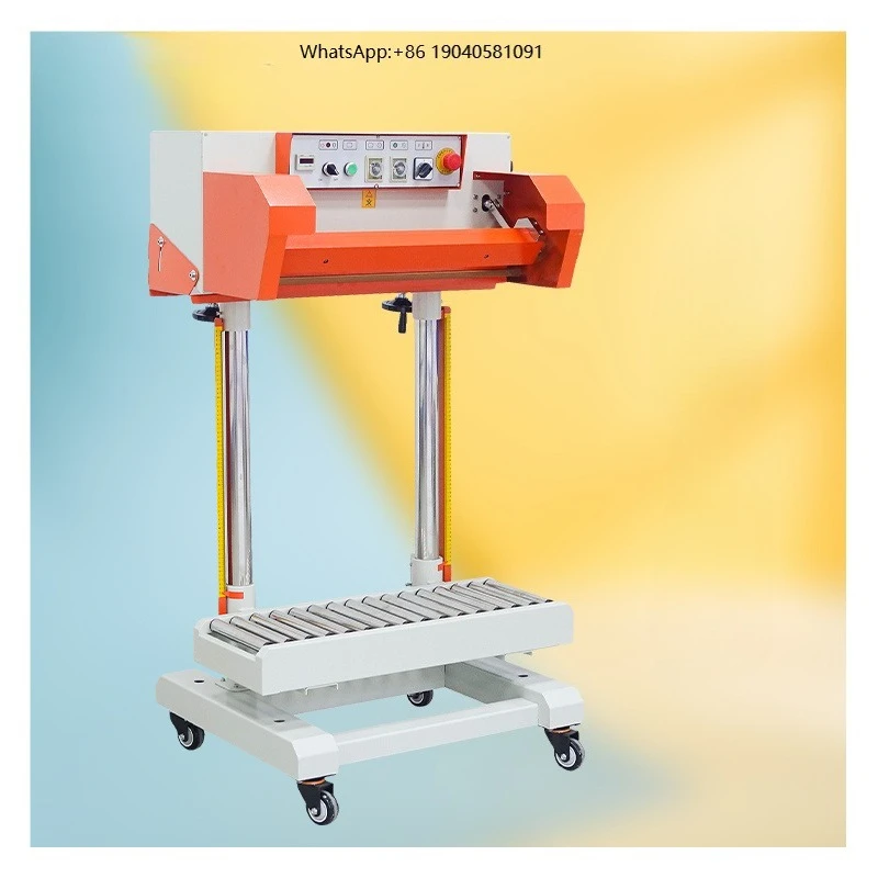 700A Continuous Vertical  Band Big Plastic Bag Sealing Machine  Heat Block Large  Heavy Duty Double Heat Block Sealing Machines