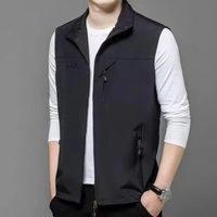 outdoor quick work men's casual photography fishing multi pocket vest jacket work clothes oversized horse jacket