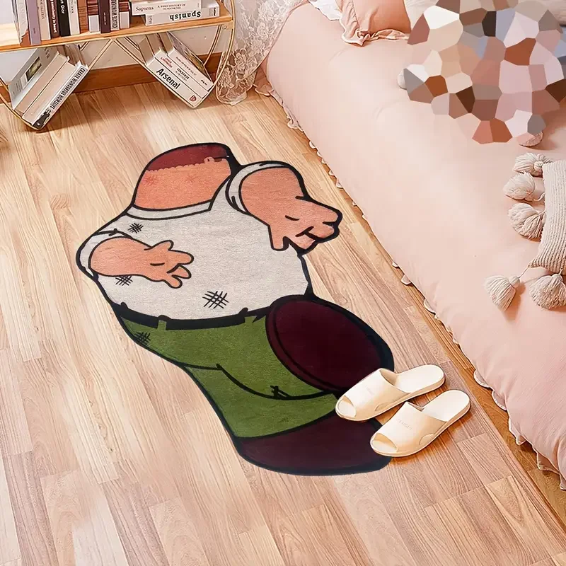 VIKAMA – tapis de personnage d'anime doux et antidérapant, tapis d'entrée pour chambre à coucher et étude, essentiel pour les amateurs d'anime, décoration de maison