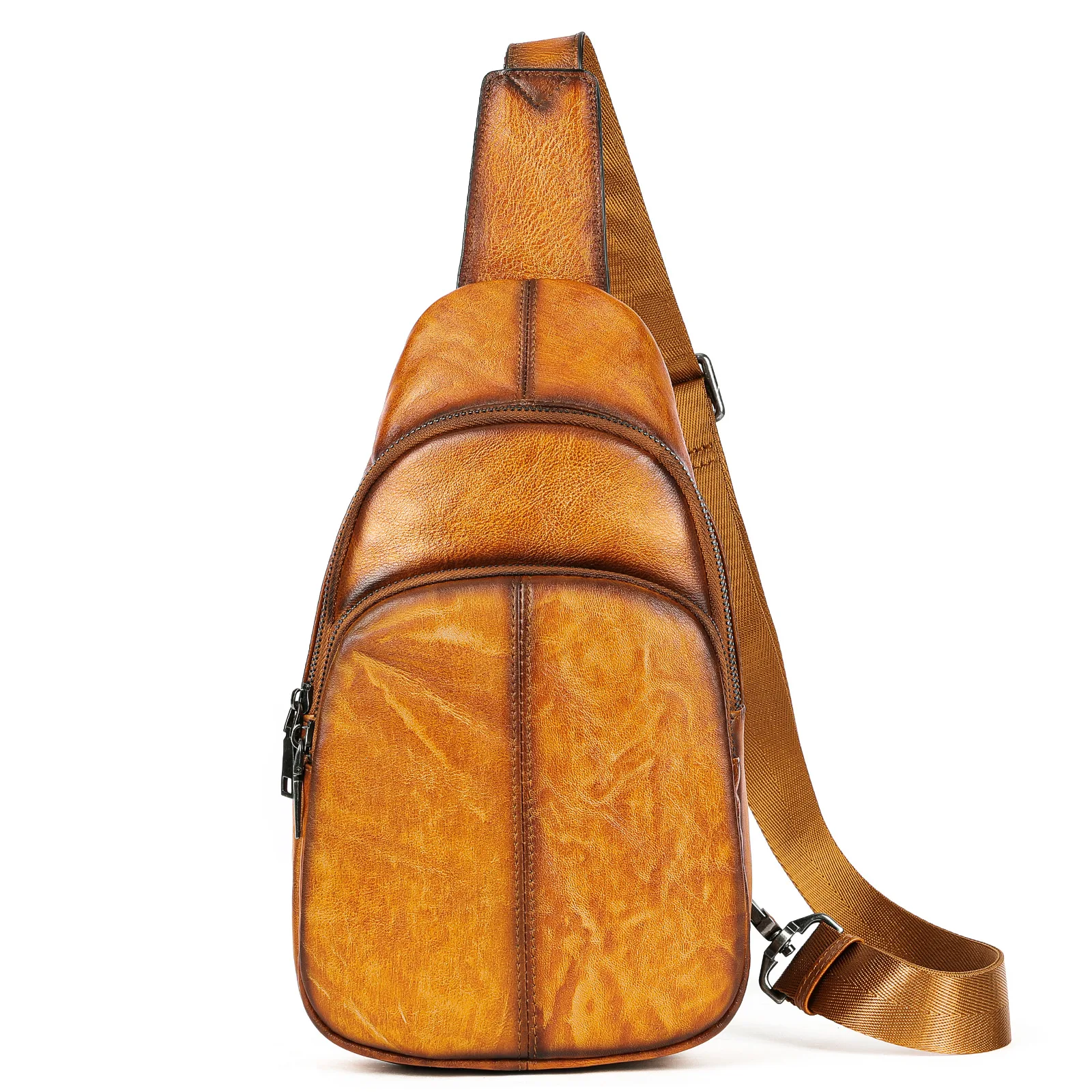 

Высококачественная нагрудная сумка для мужчин, мягкая сумка на плечо из натуральной кожи, мужская противоугонная нагрудная сумка, дорожный рюкзак