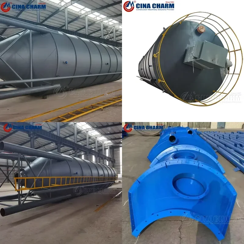 2026 CE 50T 60T 80T 100T 200T 300T 500T 800T 1000T Enviroment-Friendly Cement Silo for Concrete Batching Plant