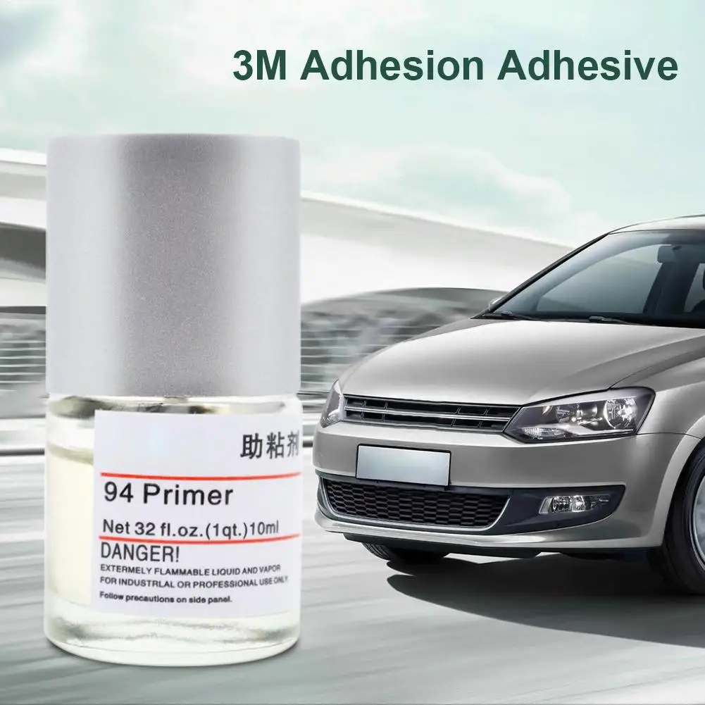 10ml Adhesion Primer Automotive Transparent Multipurpose Adhesive Enhancer Car Mounting Tape Adhesion Primer Auto Body Repair