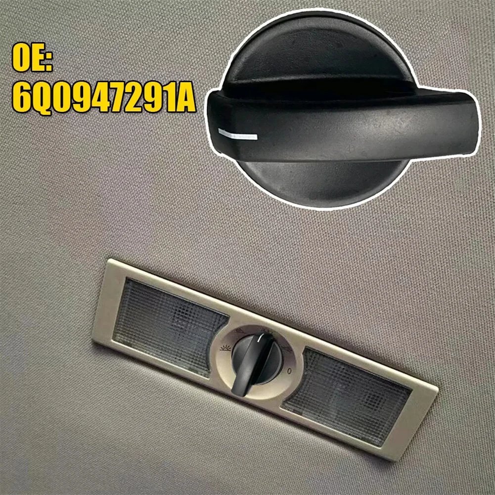

Car Rear Roof Reading Light Knob Switch for Skoda Model 6Q0947291A Compatible Replacement for Rear Light Function