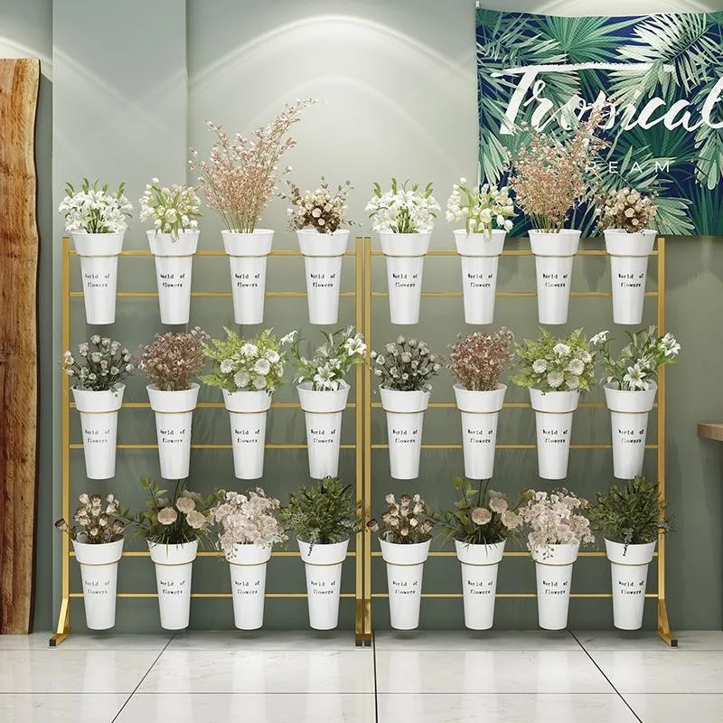 

Multi-layer flower shop flower bucket storage simple modern awakening stand, plastic