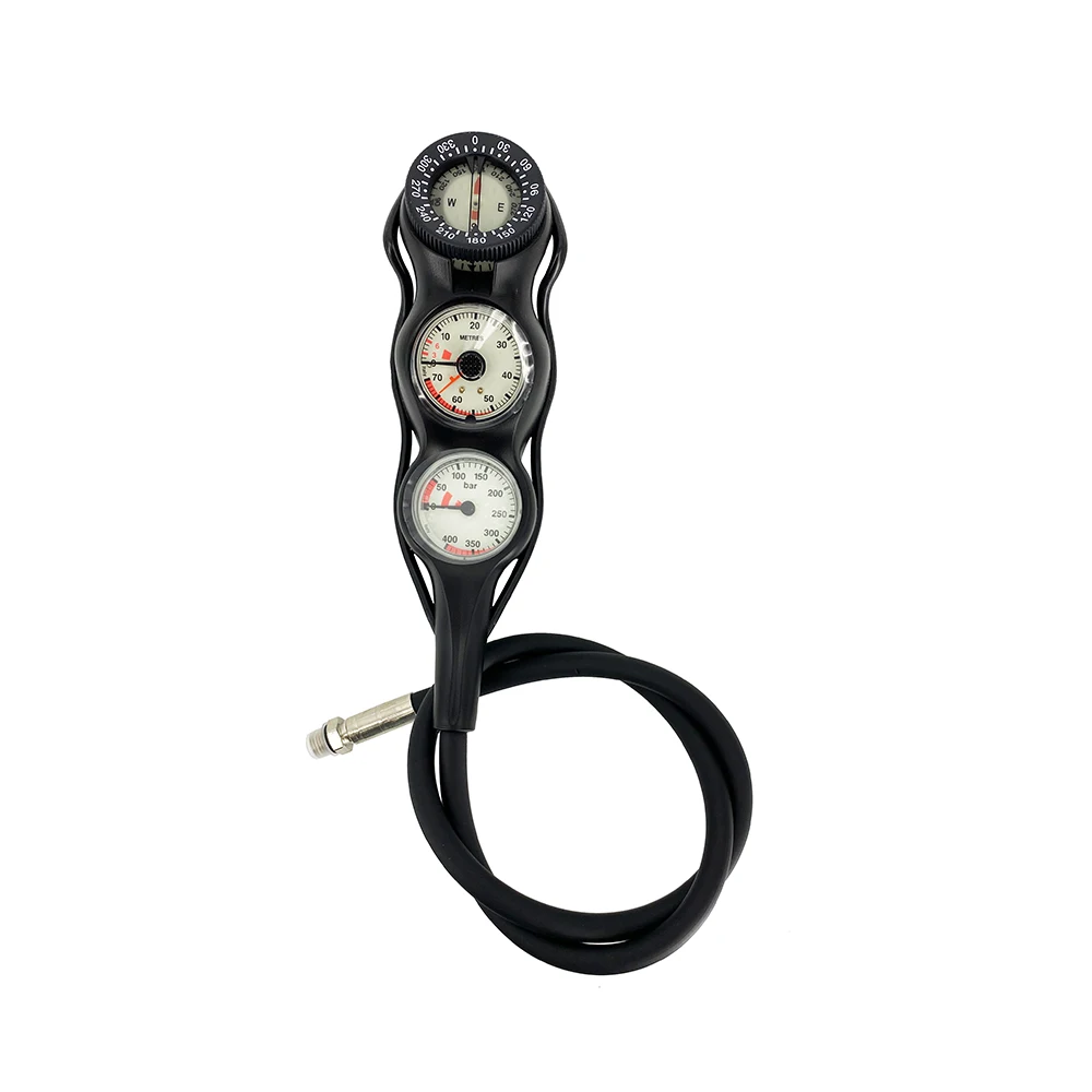 OEM  Three  in-line gauge depth pressure compass for scuba diving Pressure gauge, compass, depth gauge