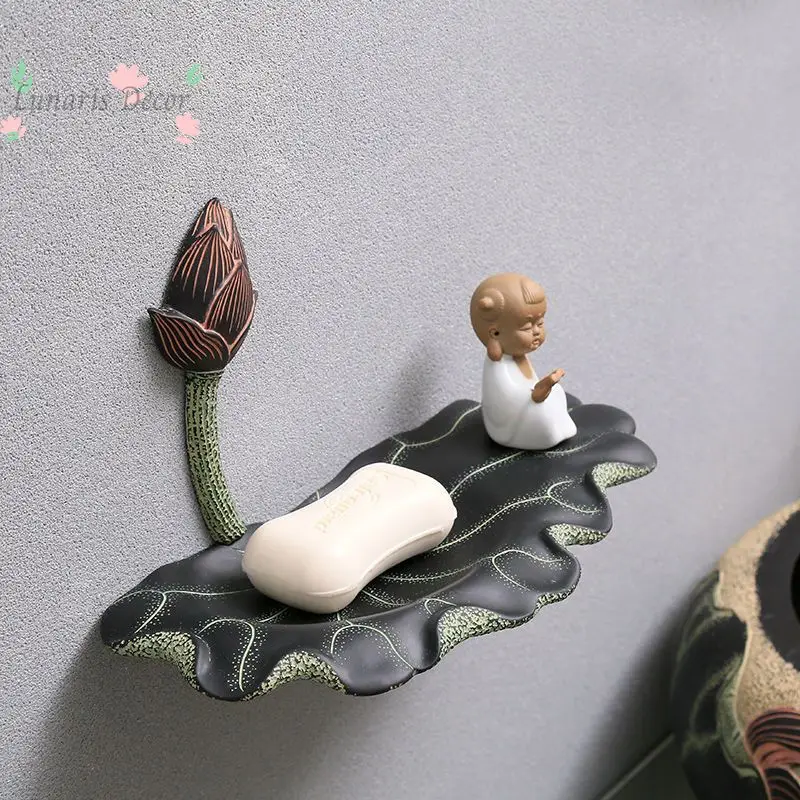 

New Chinese Creative Wall Hanging Soap Box Bathroom Utensils Hotel Clubhouse Project Home Toilet Supplies Shelf