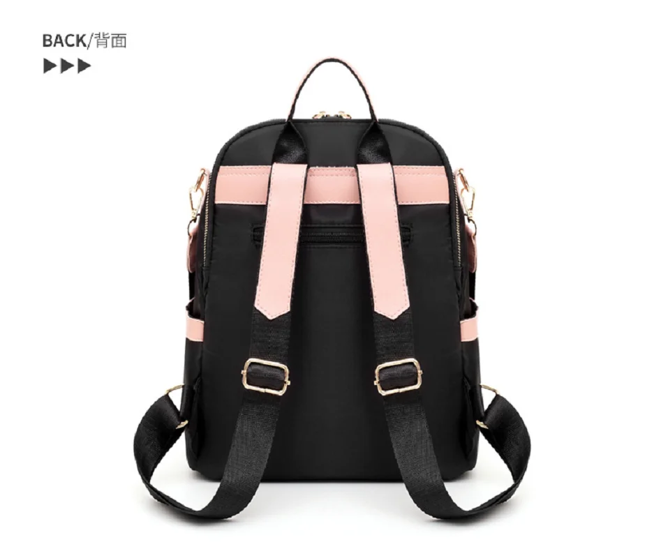 New Fashion Backpack Women's Large Capacity Oxford Travel Shoulder Bags Waterproof  Casual Rucksack Teenager School Bagpacks