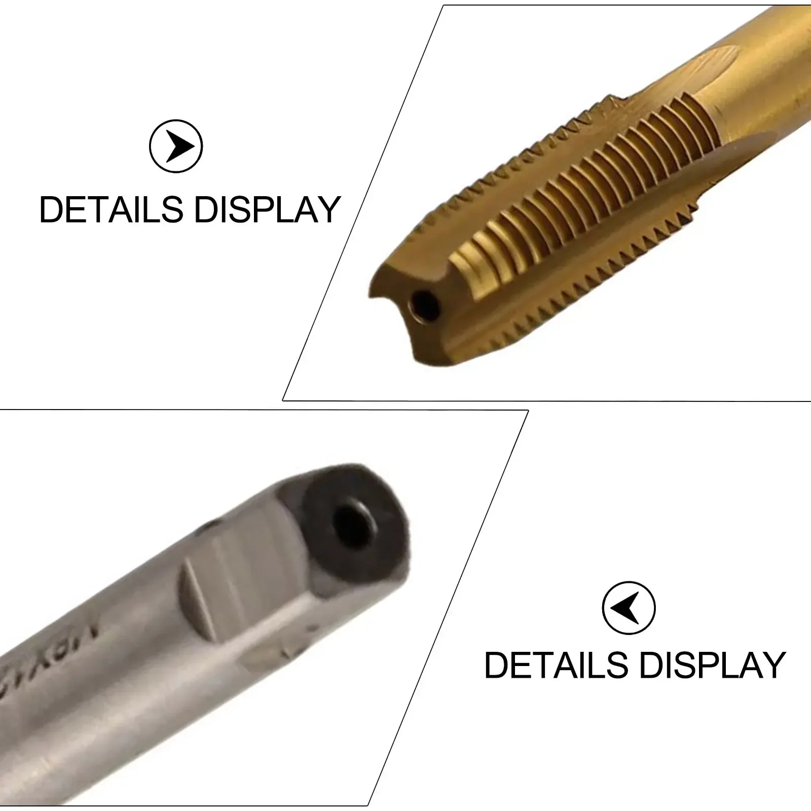 120mm Long Tap High Speed Steel Tap Efficient Thread Cutting Excellent Cutting Performance For Creating New Threads