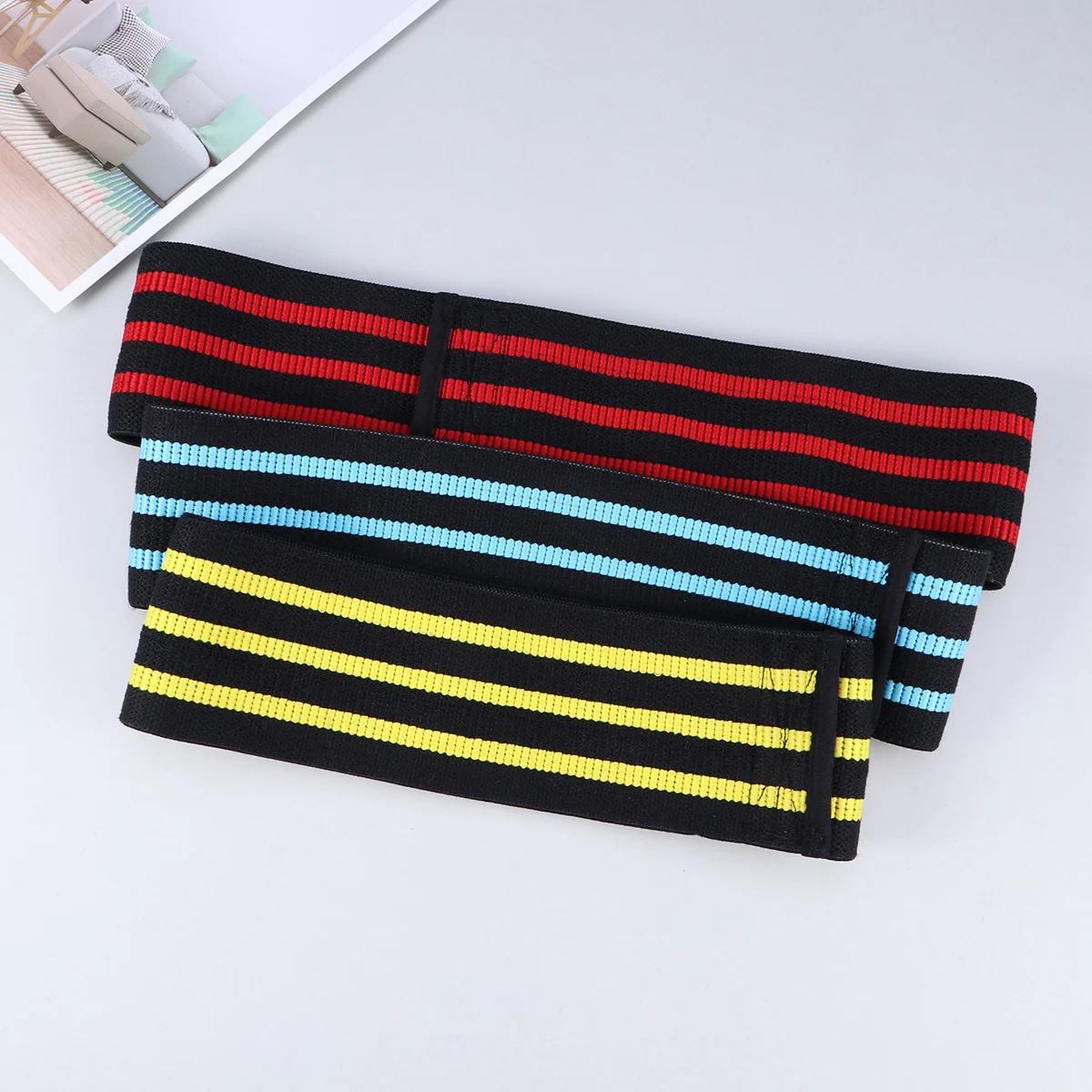 

3pcs Yoga Resistance Bands Lightweight Portable Exercise Band For Glute Activation Hip Abduction Home Gym Workout Fitness Loop