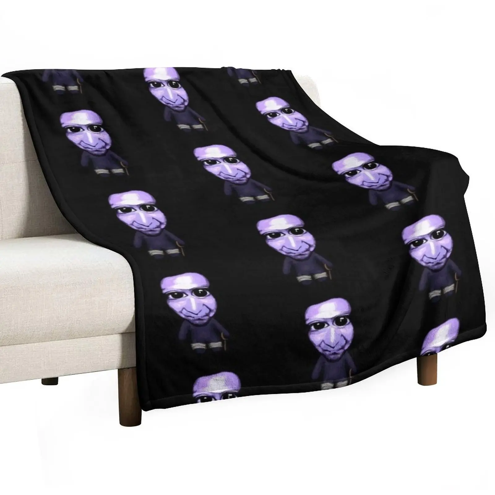

Ao Oni Broken Ankles Throw Blanket Anti Shedding Soft Fuzzy Blanket for Home