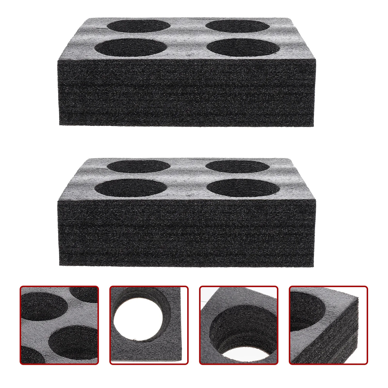 2 Pcs Beverage Fixed Coaster Outdoor Cup Tray Takeout Carrier Trays Beverages Pearl Cotton Coffee Travel Espresso Maker