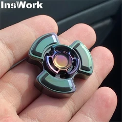 QEDC Mini Fingerprint Gyro Stress Relief Fidget Spinner Metal Cool Fidgets Stress Reliever Toys