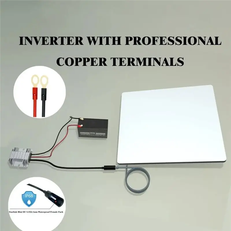 AS95 DC Power Converter 12V/24V to 48V 1.5A Step-Up Booster for Starlink Mini