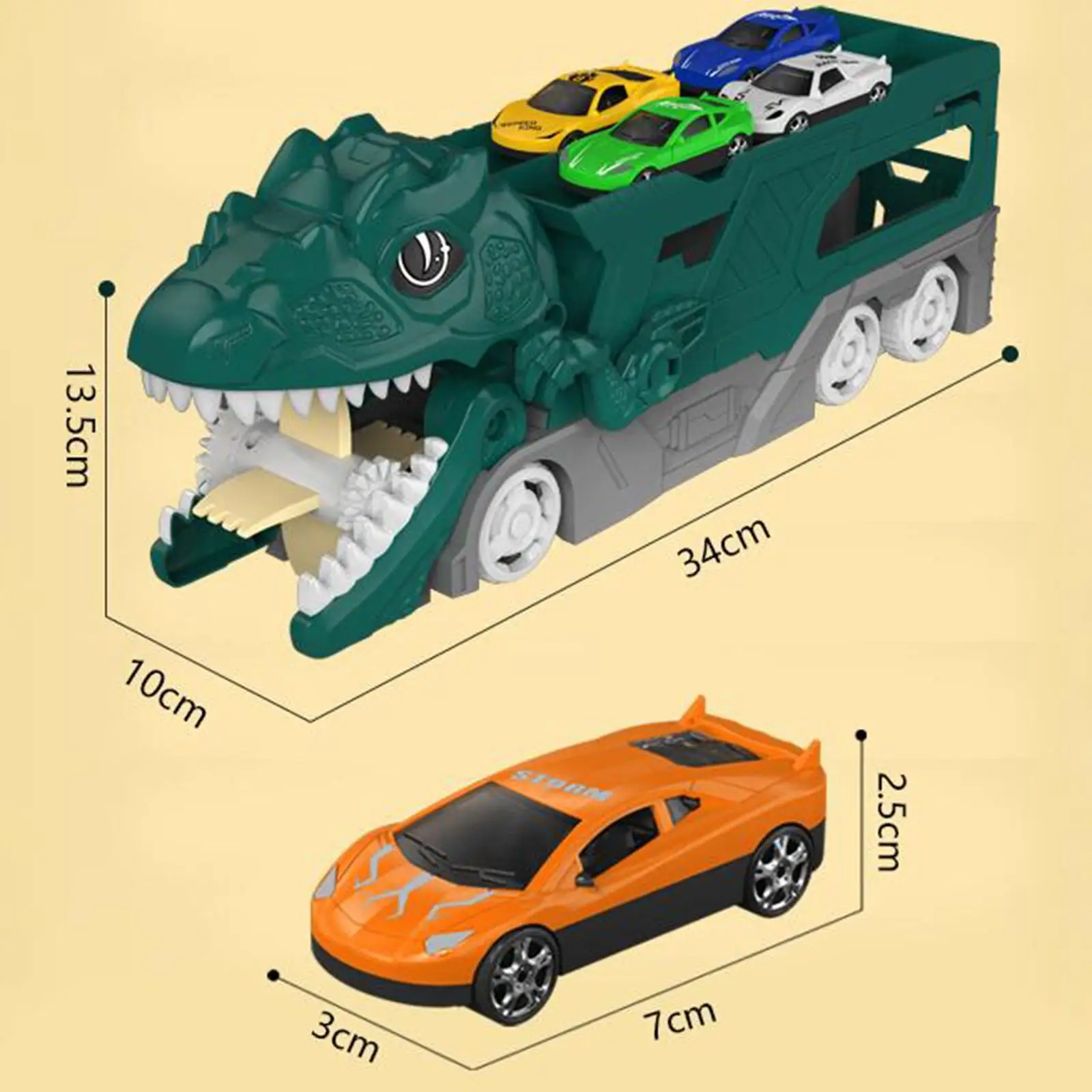 

Dinosaur Transporter Truck Creative Dinosaur Swallowing Truck Girls Boys