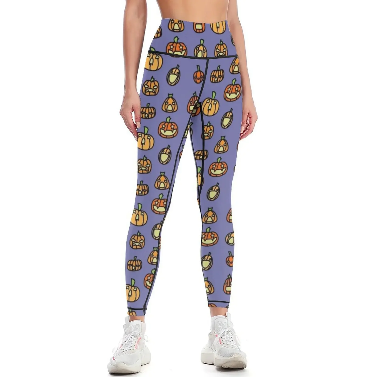 

Hallowe'en Orange Pumpkins | Scenery found in the Fall (or Autumn if you prefer) | babyRAGE Item #I0027 Leggings