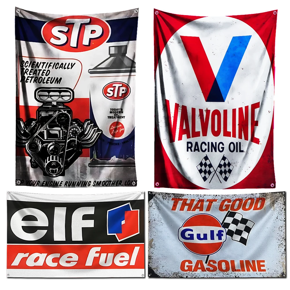 3x5 Ft Motor Oil Banner Flag Company Sport Authorized Dealer Poster Wall Vintage Garage Decor Advertisement Sign Pub Club Bar