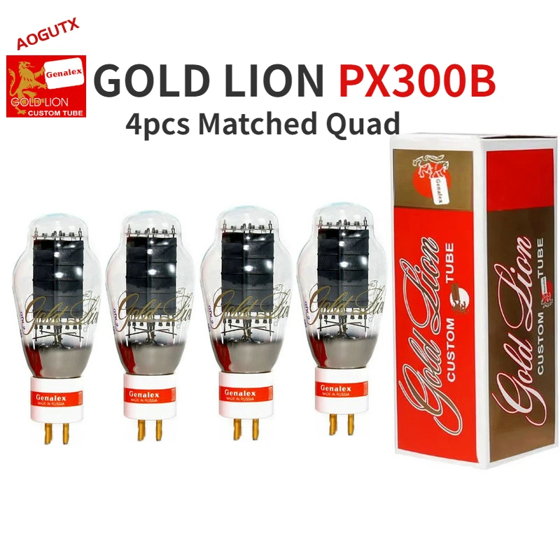 GOLD LION 300B PX300B Vacuum Tube HIFI Audio Valve Electronic Tube Amplifier Kit DIY Genuine Precision Matched Quad Aogutx