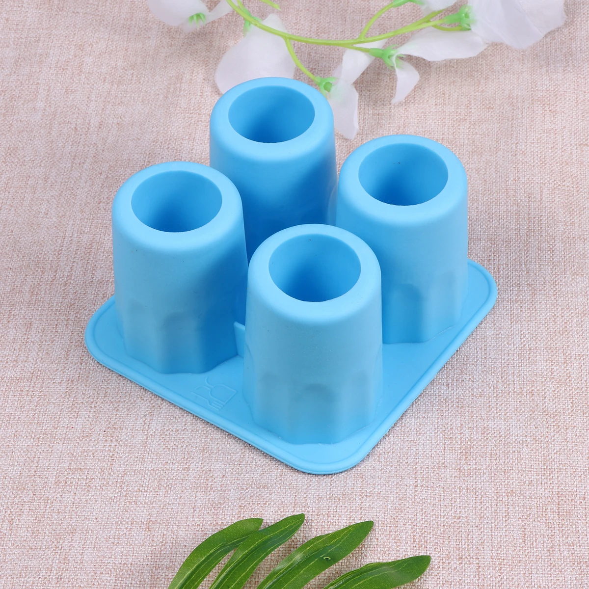 

Silicone Ice Cube Tray Blue Flexible Mold For Diy Chocolate Jelly Pudding Freeze Maker Ice Molds Kitchen Bar Tool
