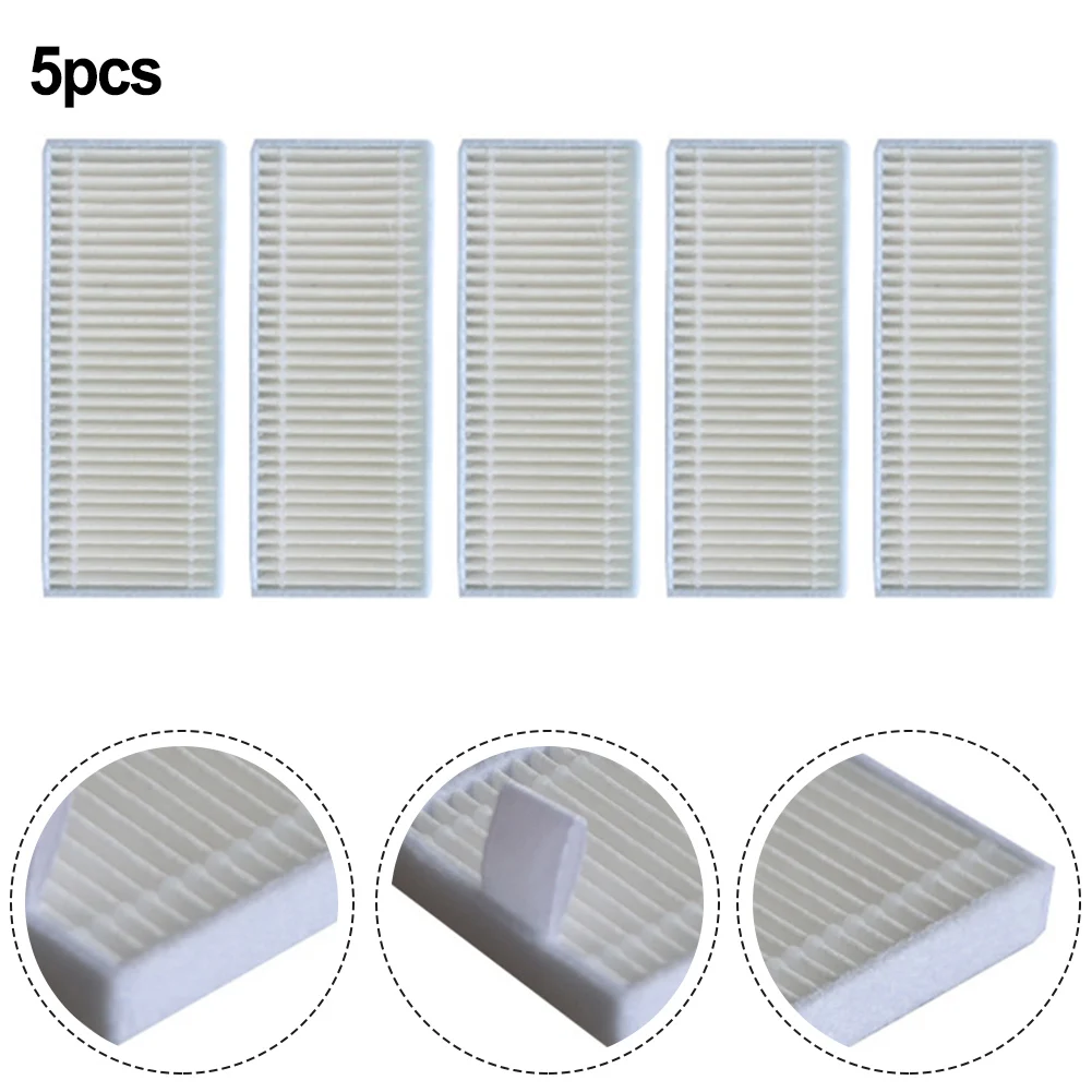 Filtros de filtro para Grundig GMS6030 filtros de Robot aspirador de plástico filtro de Motor aspiradora lavable 5 uds