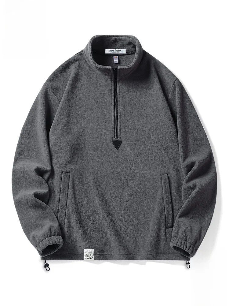 

PaulFrank Monkey Hooded Sweatirt Men's Spring Autumn Casual Fce Pullover Warm Outerwear Polyester Long Sve Zipper