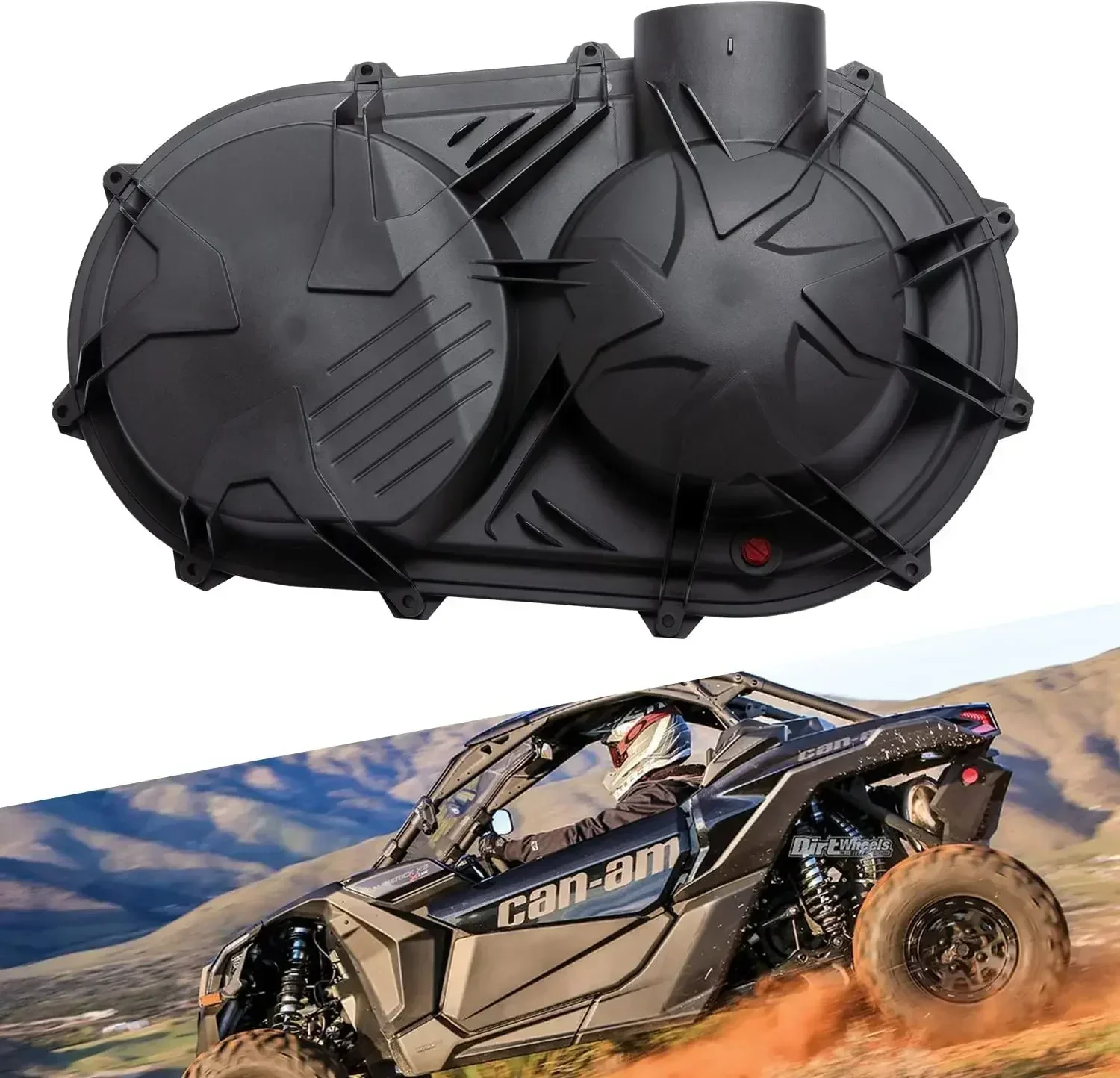 420212505 Outer Clutch Cover CVT Variator Clutch Plate Belt Cover for 2017-21 Can-Am Maverick X3 Max R RR 420212508 420897385