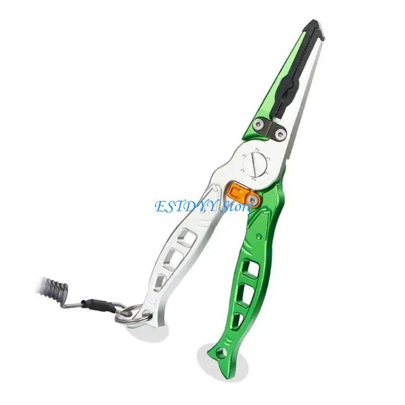 

G6DE Multifunctional Fishing Line Cutter Fish Mouth Clamp Fishing Hook Remover Plier