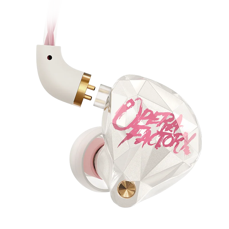 Whizzer OperaFactory OS1 Beat In-ear Monitor 10MM Graphene Diaphragm Dynamic Earphone HIFI Bass Pop Headset Earbud With 5N OFC