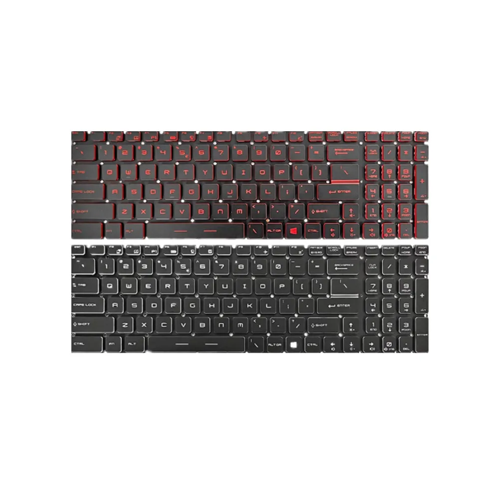 Laptop Keyboard For MSI GS73VR Stealth Pro 6RF 7RF (MS-17B1) 7RG (MS-17B3)  Black US United States Edition