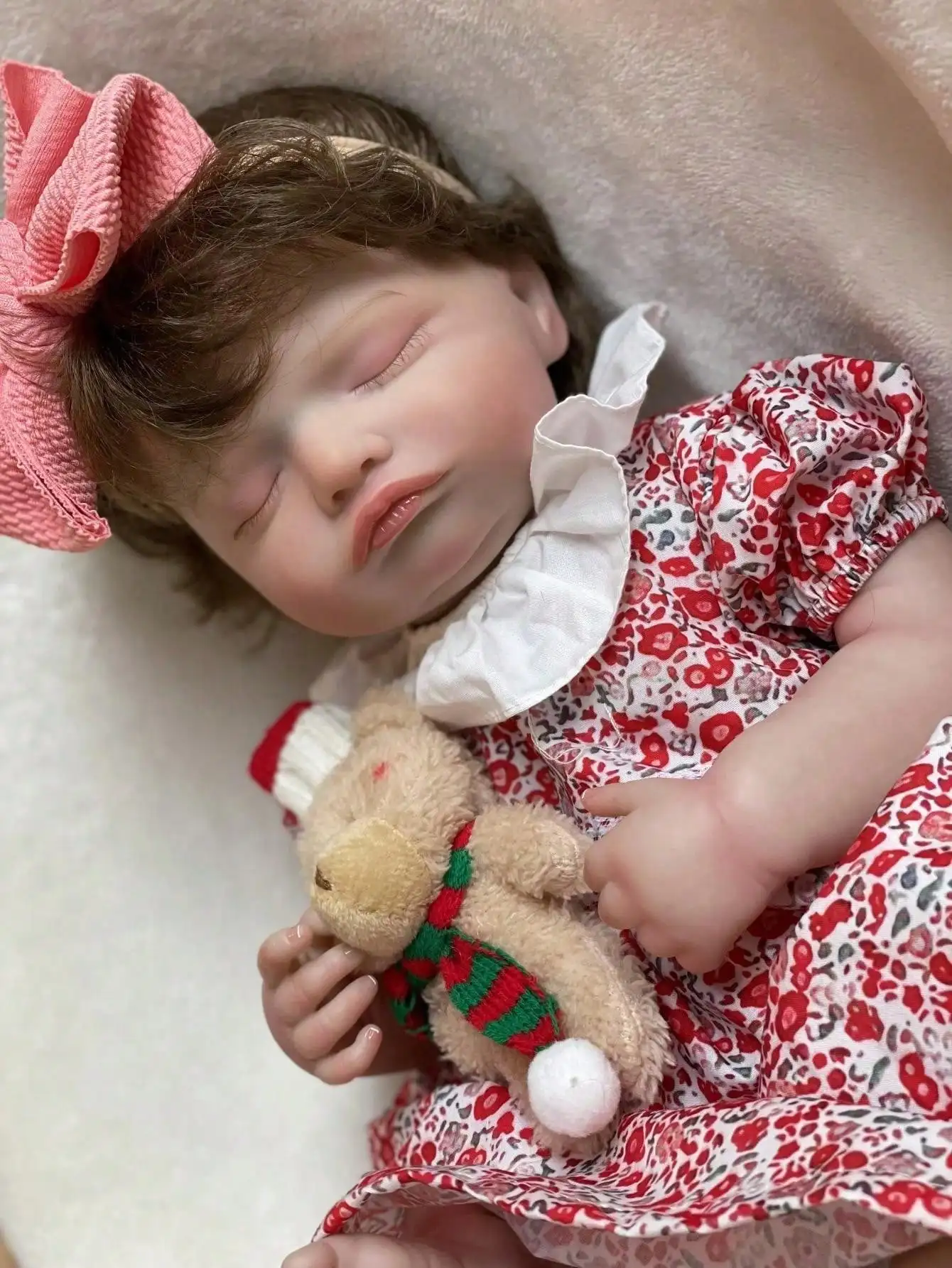 Saskia 18 pouces réaliste Rosalie 45 cm corps complet Silicone vinyle Reborn poupée peint fille avec des cheveux enracinés imperméable nouveau-né jouet