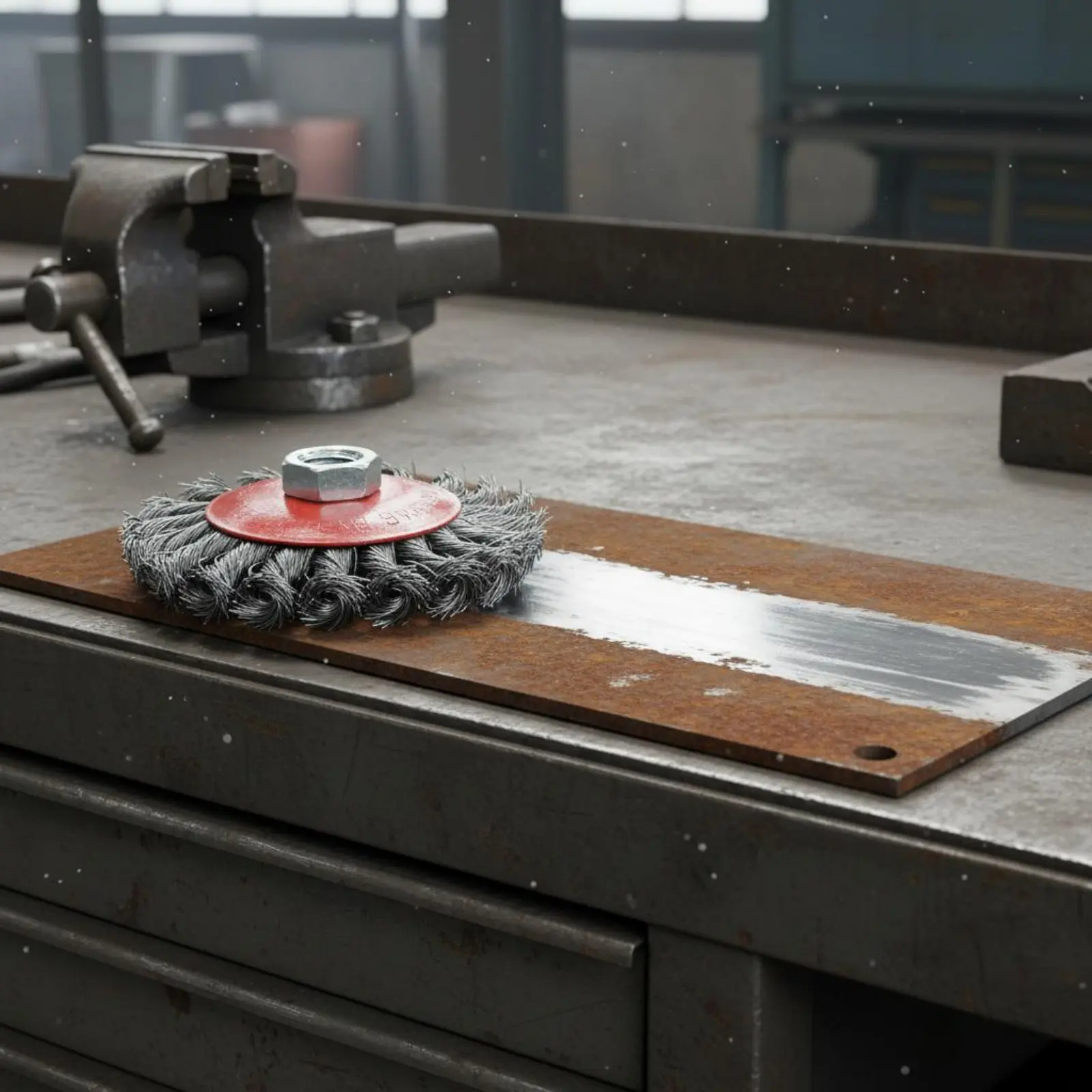 

Steel Wire Polishing Disc Wear-Resistant Rust Removal Wheel Angle Grinder Wire Wheel Long-Lasting Power Tool Accessory